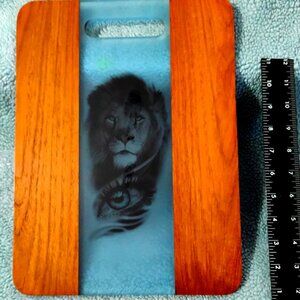 Hand Made Resin & Walnut Cutting Board